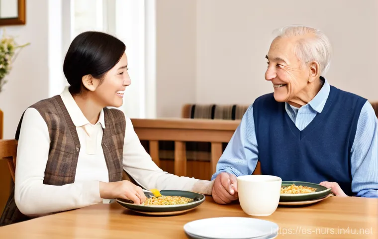 노인 간호사 및 요양보호사 차이 - **Prompt 1: Professional Geriatric Nurse Providing Medical Care**
    "A compassionate female geriat...